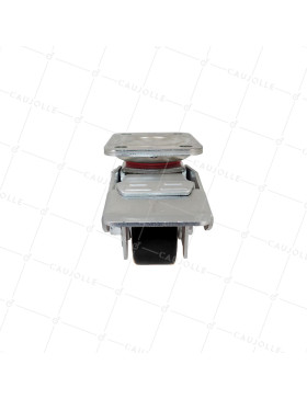 ANTI-VIBRATION CASTOR WHEELS FOR HEAVY-DUTY WORKBENCH 300 KG DIAMETER 75 MM - ELEVATOR INDUS SERIES 75