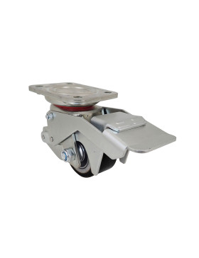 ANTI-VIBRATION CASTOR WHEELS FOR HEAVY-DUTY WORKBENCH 300 KG DIAMETER 75 MM - ELEVATOR INDUS SERIES 75