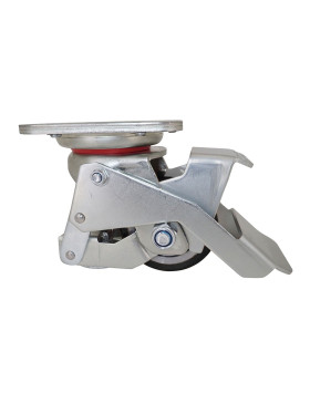 ANTI-VIBRATION CASTOR WHEELS FOR HEAVY-DUTY WORKBENCH 300 KG DIAMETER 75 MM - ELEVATOR INDUS SERIES 75