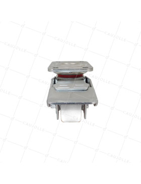 Castor STAINLESS STEEL ANTI-VIBRATION ANTI-CORROSION CASTOR 350 KG LOAD 75 MM DIAMETER - ELEVATOR INDUS SERIES STAINLESS STEEL N