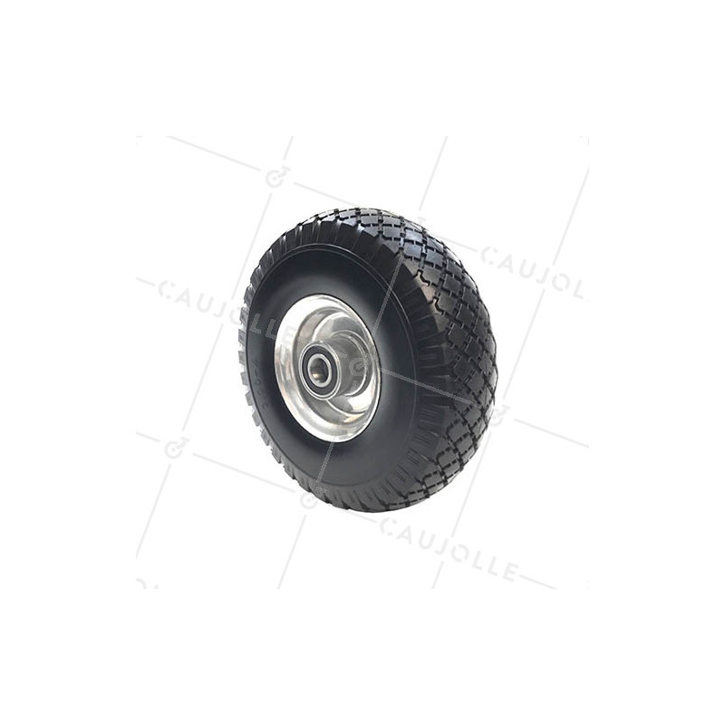 ROUE DE DIABLE FORTE CHARGE INCREVABLE TOUT-TERRAIN DIAMÈTRE 260 MM AXE 25 MM - S4000T B25