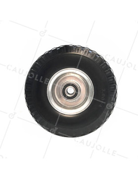 ROUE DE DIABLE FORTE CHARGE INCREVABLE TOUT-TERRAIN DIAMÈTRE 260 MM AXE 25 MM - S4000T B25