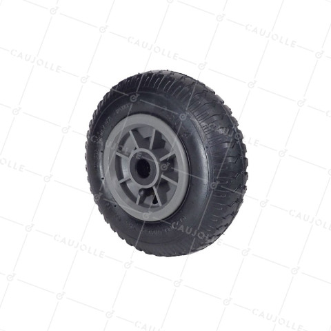 ROUE DE DIABLE DIAMETRE 210 MM CHARGE 100 KG POUR AXE DE 20 MM - S3000 2.5X4 RR20 4PR • Caujolle
