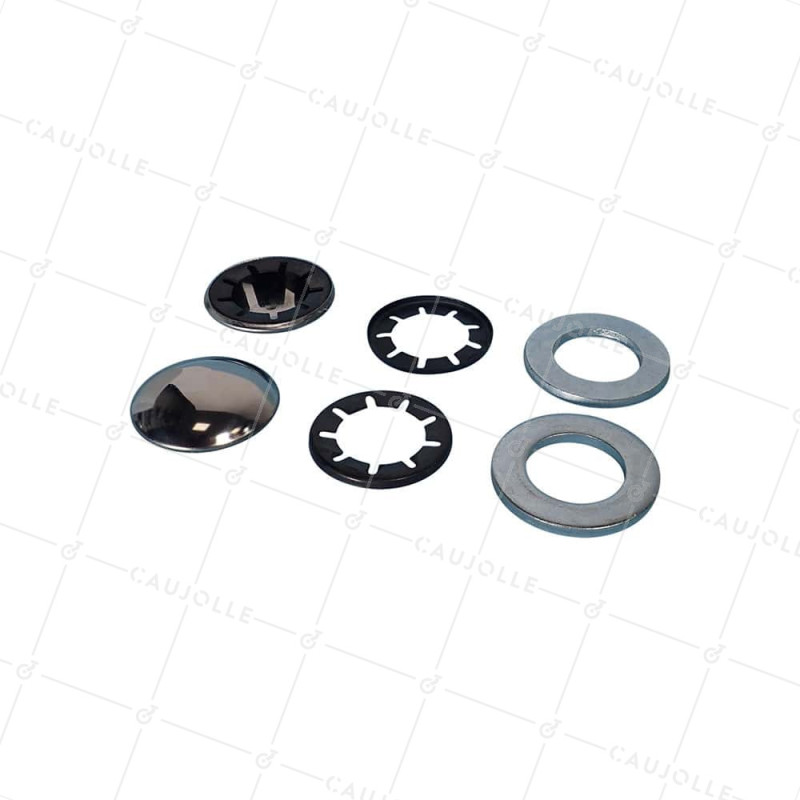 KIT FIXATION ROUES AXE 25 MM