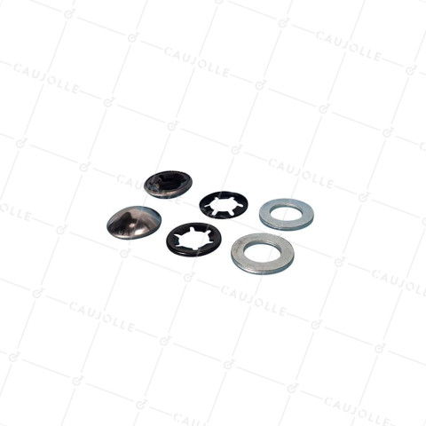 KIT FIXATION ROUES AXE 16 MM • Caujolle