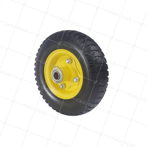 Wheel OF PUNCTURE-PROOF COMPRESSOR DIAMETER 217 MM LOAD 100 KG - 2.50x4 PUNCTURE-PROOF A16 • Caujolle
