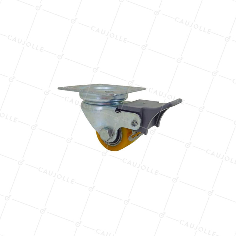 Castor MINI EXTRA-LOW WITH STRONG BRAKE LOAD CAPACITY 35 MM DIAMETER 53 MM HEIGHT LOAD 100 KG - EXTRA SURB 35 PAF