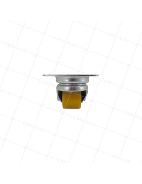 ROULETTE MINI EXTRA-BASSE À FREIN FORTE CHARGE DIAMÈTRE 35 MM HAUTEUR 53 MM CHARGE 100 KG - EXTRA SURB 35 PAF