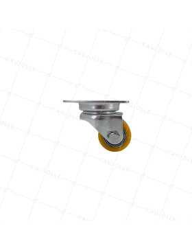 ROULETTE MINI EXTRA-BASSE FORTE CHARGE DIAMÈTRE 35 MM HAUTEUR 53 MM CHARGE 100 KG - EXTRA SURB 35 P