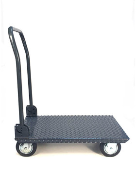 CHARIOT DE MANUTENTION PLIABLE EN ACIER PLATEAU DE 905X605 MM CHARGE 500KG
