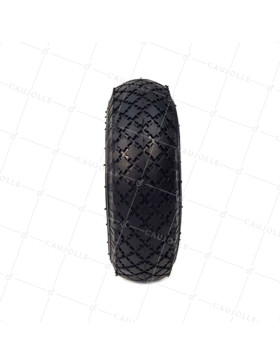 Wheel DE Hand truck INFLATED DIAMETER 260 MM LOAD 150KG SMOOTH AXLE 20 MM - S2700P 260 L20/74 (TIRE 3.00-4)