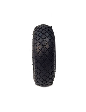 ROUE DE DIABLE GONFLÉE DIAMÈTRE 260 MM CHARGE 150KG AXE LISSE 25 MM - S2700P 260 L25/74 (PNEU 3.00-4)