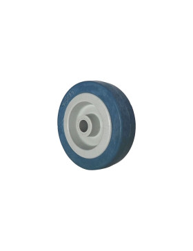 ROUE DE MANUTENTION EN CAOUTCHOUC NATUREL NON TACHANT DIAMETRE 65 MM CHARGE 40 KG AXE 8 MM - S2300E 65 COL