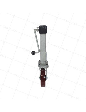 Castor Retractable WITH CRANK DIAMETER 200MM WITH TRAVEL 230 MM LOAD 1000KG DIRECTIONAL BRAKE - CRANK LEG