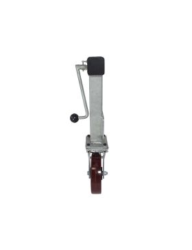 Castor Retractable WITH CRANK DIAMETER 200MM WITH TRAVEL 230 MM LOAD 1000KG DIRECTIONAL BRAKE - CRANK LEG