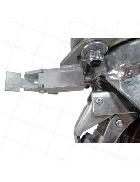 Castor Retractable WITH CRANK DIAMETER 200MM WITH TRAVEL 230 MM LOAD 1000KG DIRECTIONAL BRAKE - CRANK LEG