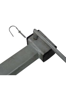 Castor Retractable WITH CRANK DIAMETER 200MM WITH TRAVEL 230 MM LOAD 1000KG DIRECTIONAL BRAKE - CRANK LEG