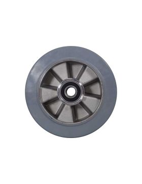 ROUE NON TACHANTE A ABSORPTION DE CHOC DIAMÈTRE 200 MM CHARGE 450KG AXE 20 MM BILLES - S2014 200 CAOU GRIS B20