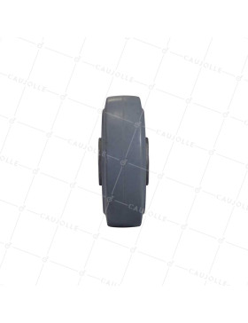 ROUE NON TACHANTE ULTRA SOUPLE DIAMÈTRE 160 MM CHARGE 350KG AXE 20MM BILLES - S2014 160 CAOU GRIS B20