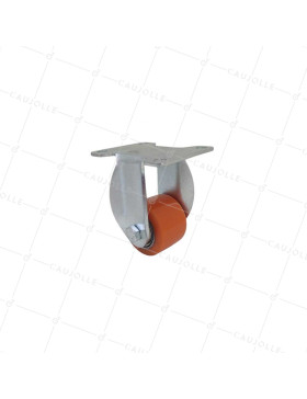 Castor EXTRA-LOW HEAVY LOAD FIXED DIAMETER 35 MM LOAD 100KG HEIGHT 66 MM - SURB 35 FIXED • Caujolle