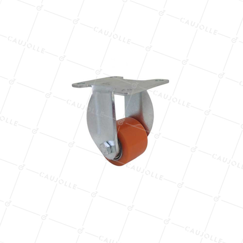 Castor EXTRA-LOW HEAVY LOAD FIXED DIAMETER 35 MM LOAD 100KG HEIGHT 66 MM - SURB 35 FIXED