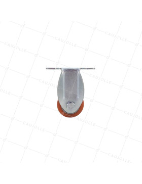 Castor EXTRA-LOW HEAVY LOAD FIXED DIAMETER 35 MM LOAD 100KG HEIGHT 66 MM - SURB 35 FIXED