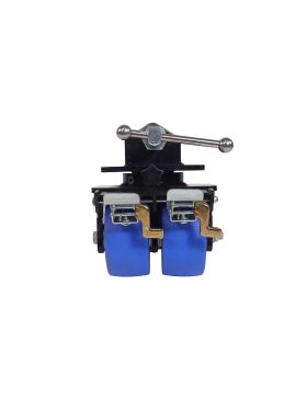 Castor OF BLUE NYLON CONTAINER DOUBLE 152 MM LOAD 5000 KG