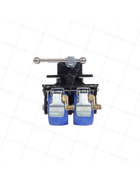 Castor OF BLUE NYLON CONTAINER DOUBLE 152 MM LOAD 5000 KG