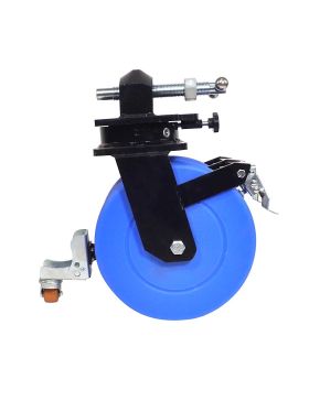 ROULETTE DE CONTAINER NYLON BLEU DOUBLE 305 MM CHARGE 7000KG