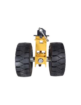 Castor OF DOUBLE RUBBER CONTAINER Wheel DIAMETER 413 MM 2000 KG