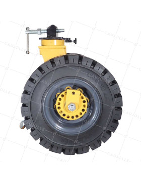 Castor OF DOUBLE RUBBER CONTAINER Wheel DIAMETER 541 MM LOAD 2500 KG