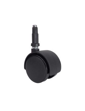 CLIP-ON CHAIR CASTOR DIAMETER 50 MM WITH SMOOTH STEM OF 7 MM LOAD 50 KG - S49TL 50/7