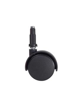 CLIP-ON CHAIR CASTOR DIAMETER 50 MM WITH SMOOTH STEM OF 7 MM LOAD 50 KG - S49TL 50/7
