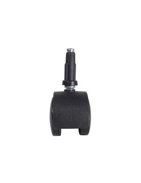 CLIP-ON CHAIR CASTOR DIAMETER 50 MM WITH SMOOTH STEM OF 7 MM LOAD 50 KG - S49TL 50/7
