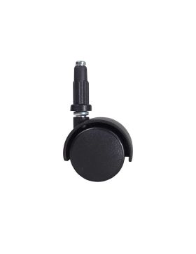 CLIP-ON CHAIR CASTER WHEEL, 40 MM DIAMETER, 7 MM SMOOTH STEM, 35 KG LOAD CAPACITY - S49TL 40/7