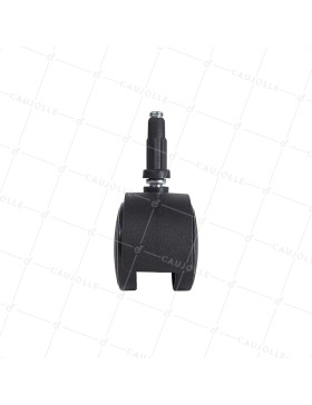 CLIP-ON CHAIR CASTER WHEEL, 40 MM DIAMETER, 7 MM SMOOTH STEM, 35 KG LOAD CAPACITY - S49TL 40/7