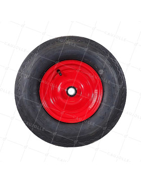 ROUE DE MACHINE AGRICOLE RENFORCÉE 6 PLIS DIAMÈTRE 400MM CHARGE 345KG AXE 25MM ROULEAUX - S2600R25 6PR