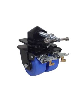 Castor OF BLUE NYLON CONTAINER DOUBLE 152 MM LOAD 5000 KG