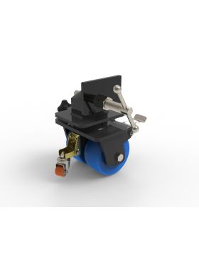 ROULETTE DE CONTAINER NYLON BLEU DOUBLE 152 MM CHARGE 5000 KG