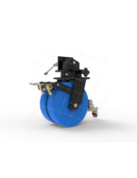 DOUBLE NYLON CONTAINER CASTOR 305 MM DIAMETER LOAD 7000KG