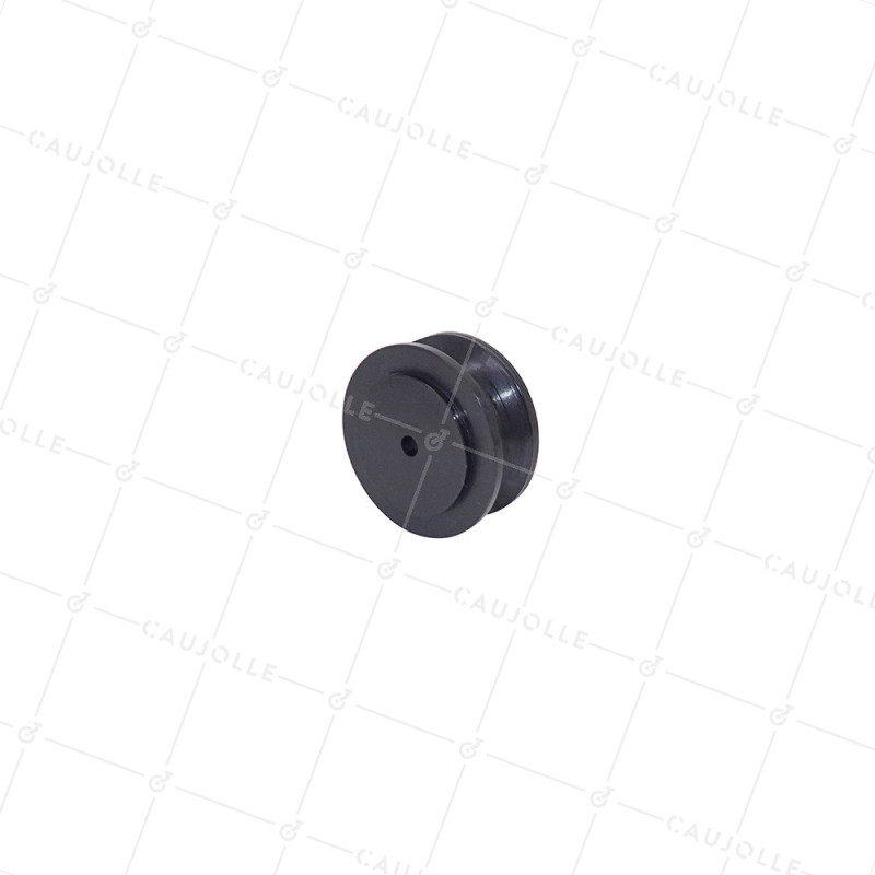 POULIE PLASTIQUE EN NYLON POUR CORDE DE 10 MM DIAMETRE 50 MM CHARGE 60 KG - GNN50GR AL5.5