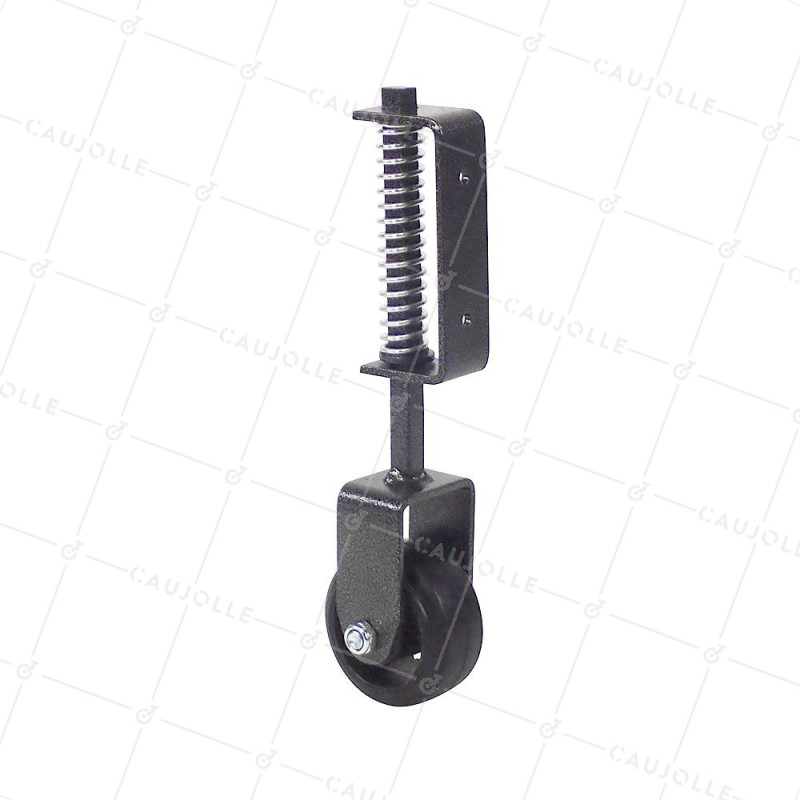 Castor OF REINFORCED GATE WITH SPRING DIAMETER 100 MM LOAD 15KG TO 30KG WITH 27 MM OF VERTICAL TRAVEL