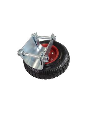 FIXED BARRIER WHEELS MONO WHEEL DIAMETER 200 MM LOAD 150 KG FOR TUBES FROM 40 TO 50 MM