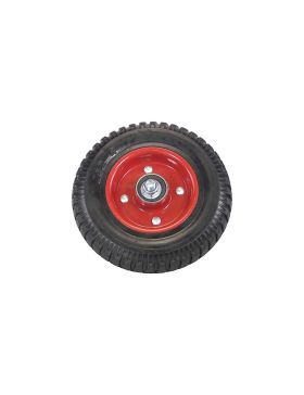 ROUES DE BARRIERE FIXE MONO ROUE DIAMETRE 200 MM CHARGE 150 KG POUR TUBES DE 40 A 50 MM