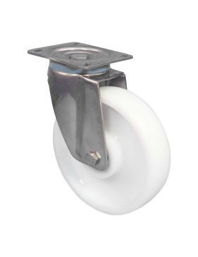 Castor IN 304 STAINLESS STEEL DIAMETER 200 MM LOAD 1000 KG - STAINLESS STEEL PIV RENF 200