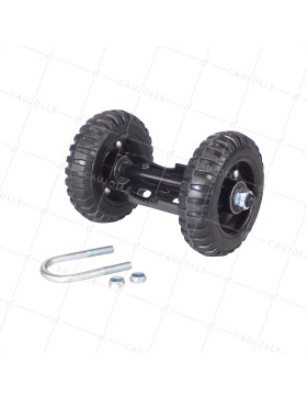 ROUES DE BARRIERE FIXE DOUBLE 160 • Caujolle