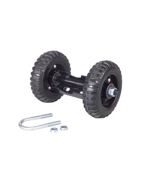ROUES DE BARRIERE FIXE DIAMETRE 160 MM CHARGE 150 KG TUBE 35 A 48 MM