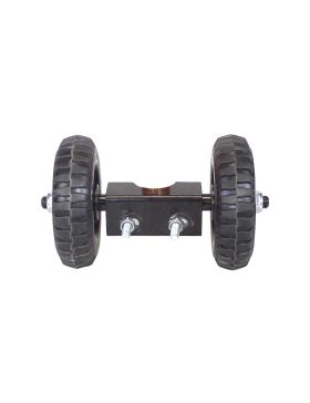 ROUES DE BARRIERE FIXE DIAMETRE 160 MM CHARGE 150 KG TUBE 35 A 48 MM