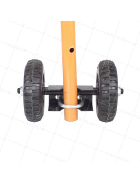 ROUES DE BARRIERE FIXE DIAMETRE 160 MM CHARGE 150 KG TUBE 35 A 48 MM