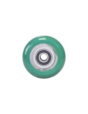 ROUE INDUSTRIELLE EN ELASTHANE SOUPLE DIAMÈTRE 125 MM CHARGE 400 KG AXE 20 MM - S2016 125